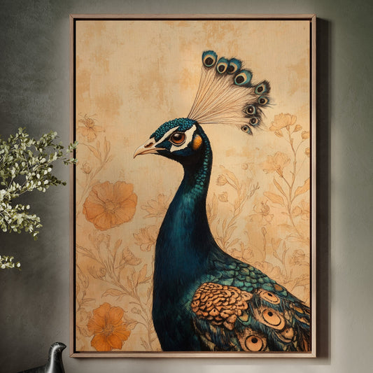 Poise and Petals in Copper and Teal