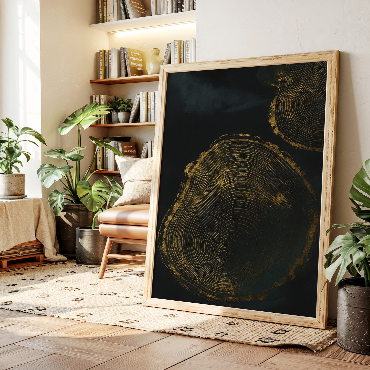 Schattenringe in Gold
