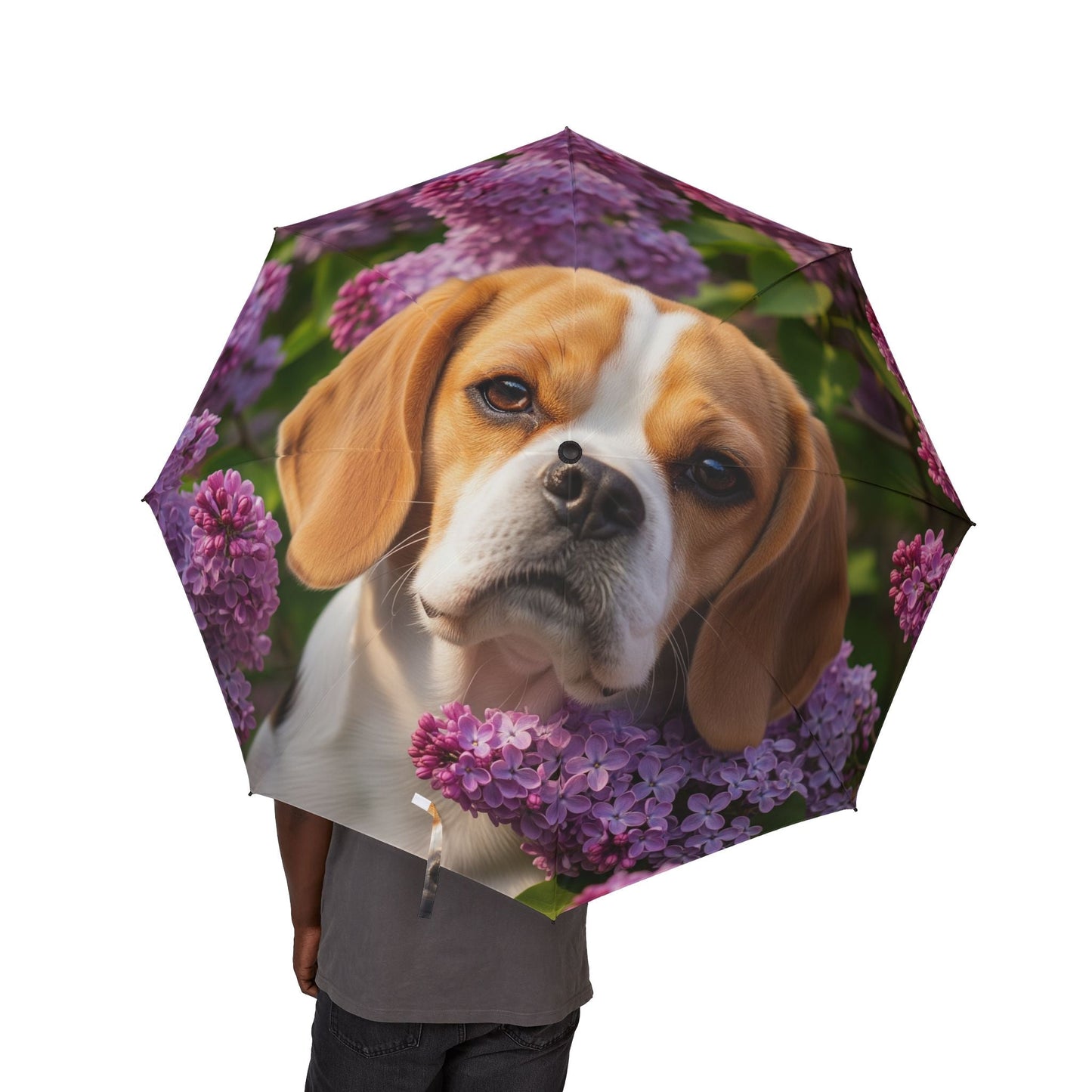 48" Semi-Automatic Umbrella – Windproof Large Travel Rain Umbrella