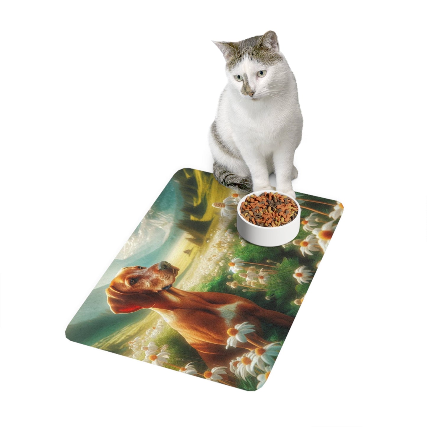 Non-Slip Pet Food Mat – Waterproof Feeding Mat for Dogs