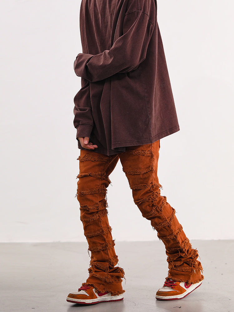 Erosive Destruction Raw Edge High Street Jeans