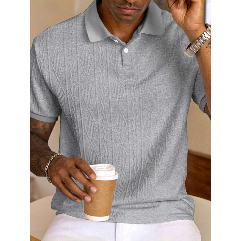 Men's Jacquard Trendy Casual Shirt