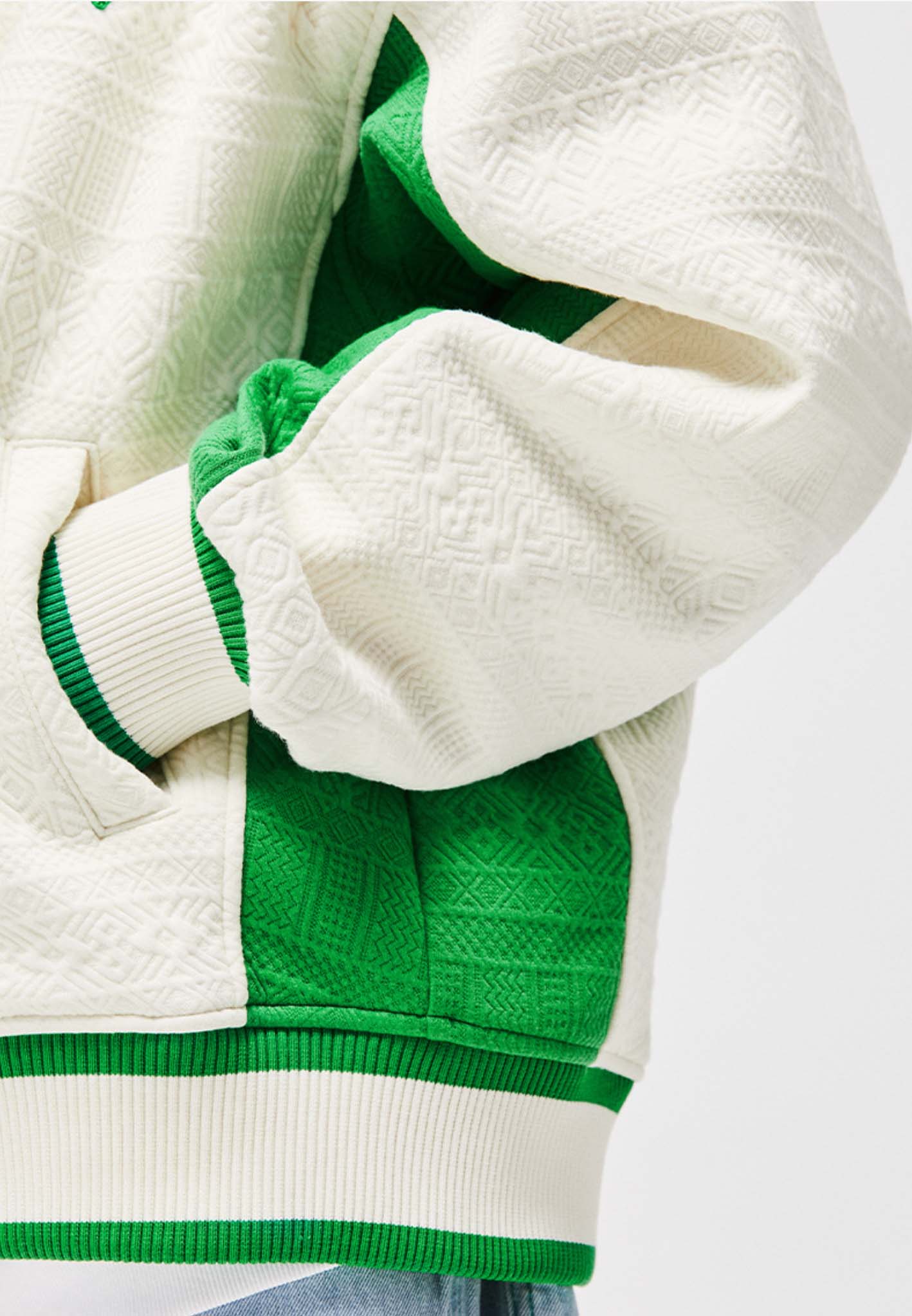Veste d'hiver maquette verte