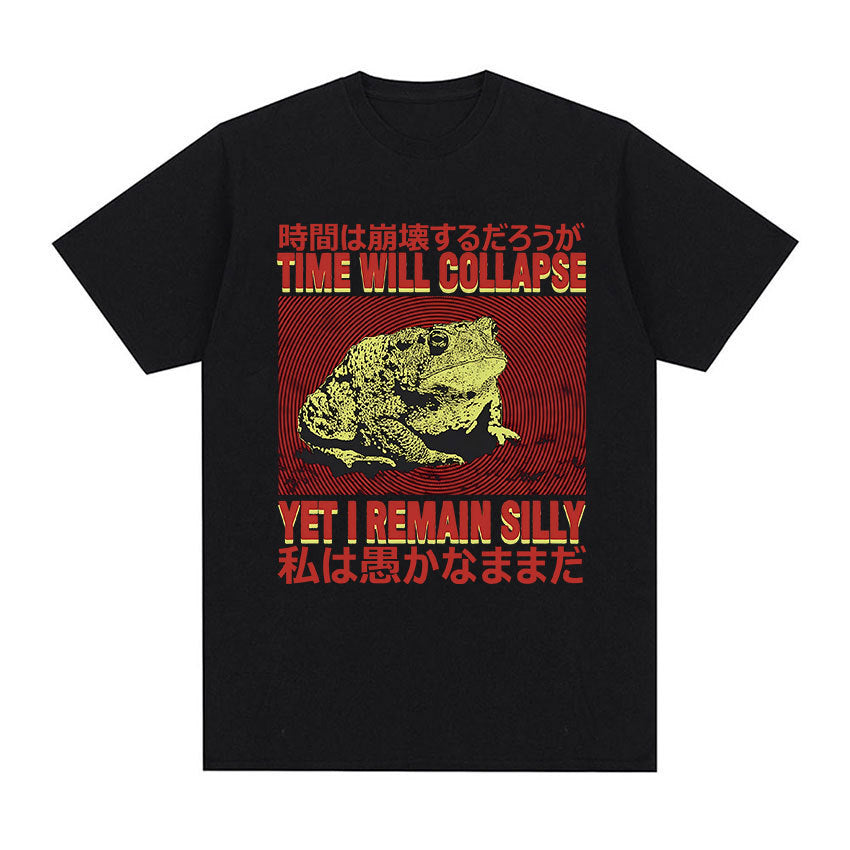 Men's Casual Loose Printed Short Sleeved Shirt