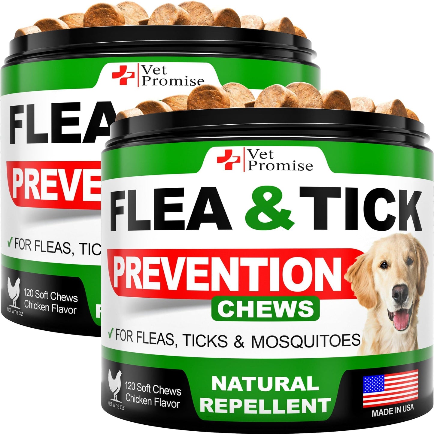 Flea & Tick Chews for Dogs 2-Pack