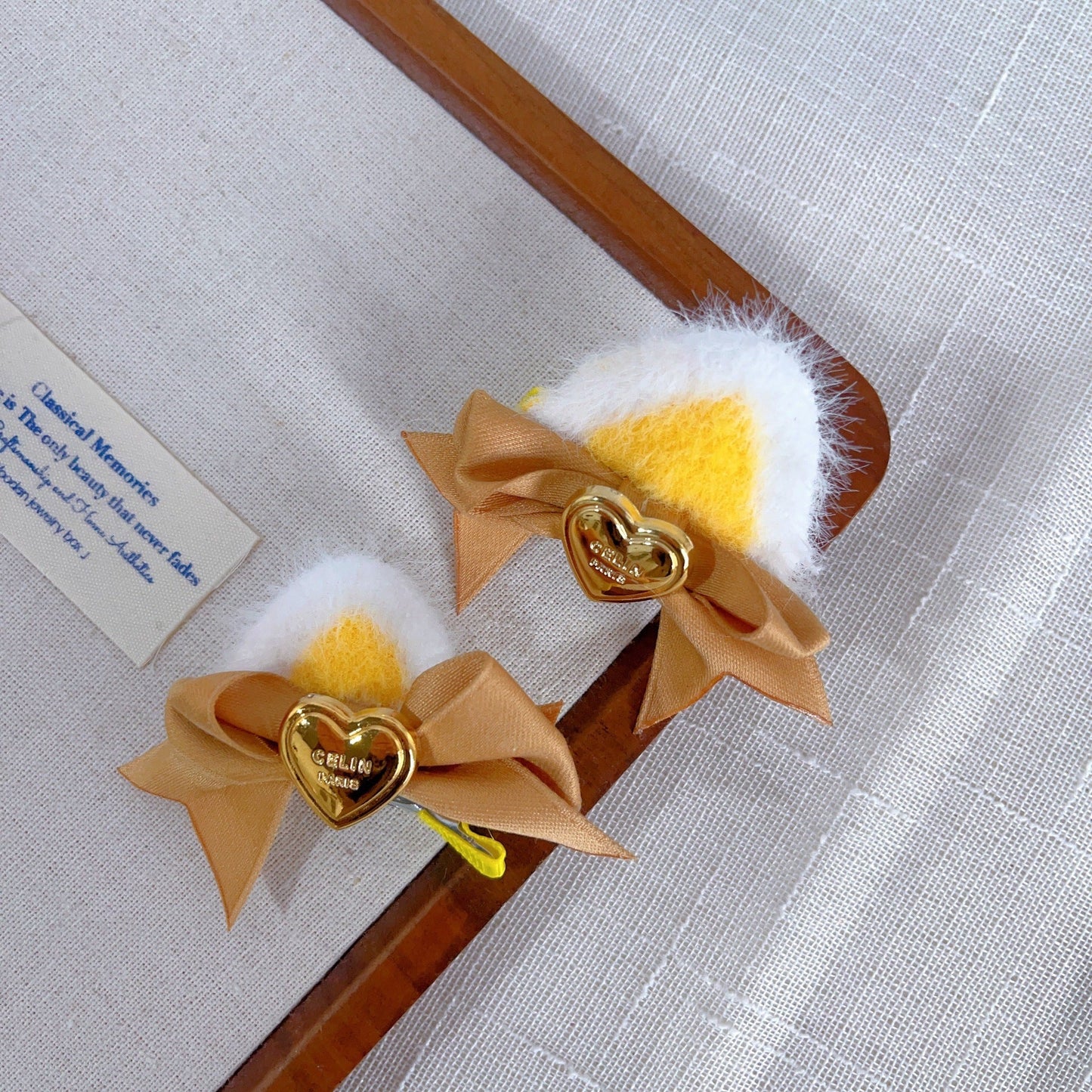 Cute Cat-ear Bow Hair Clip