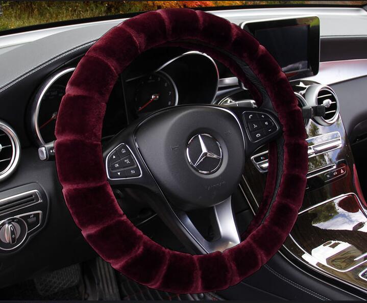 Velvet Plush Winter Steering Wheel Grip