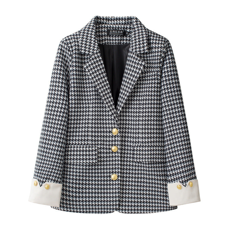Sophisticated Designer-style Blue Blazer For Women Casual Wear