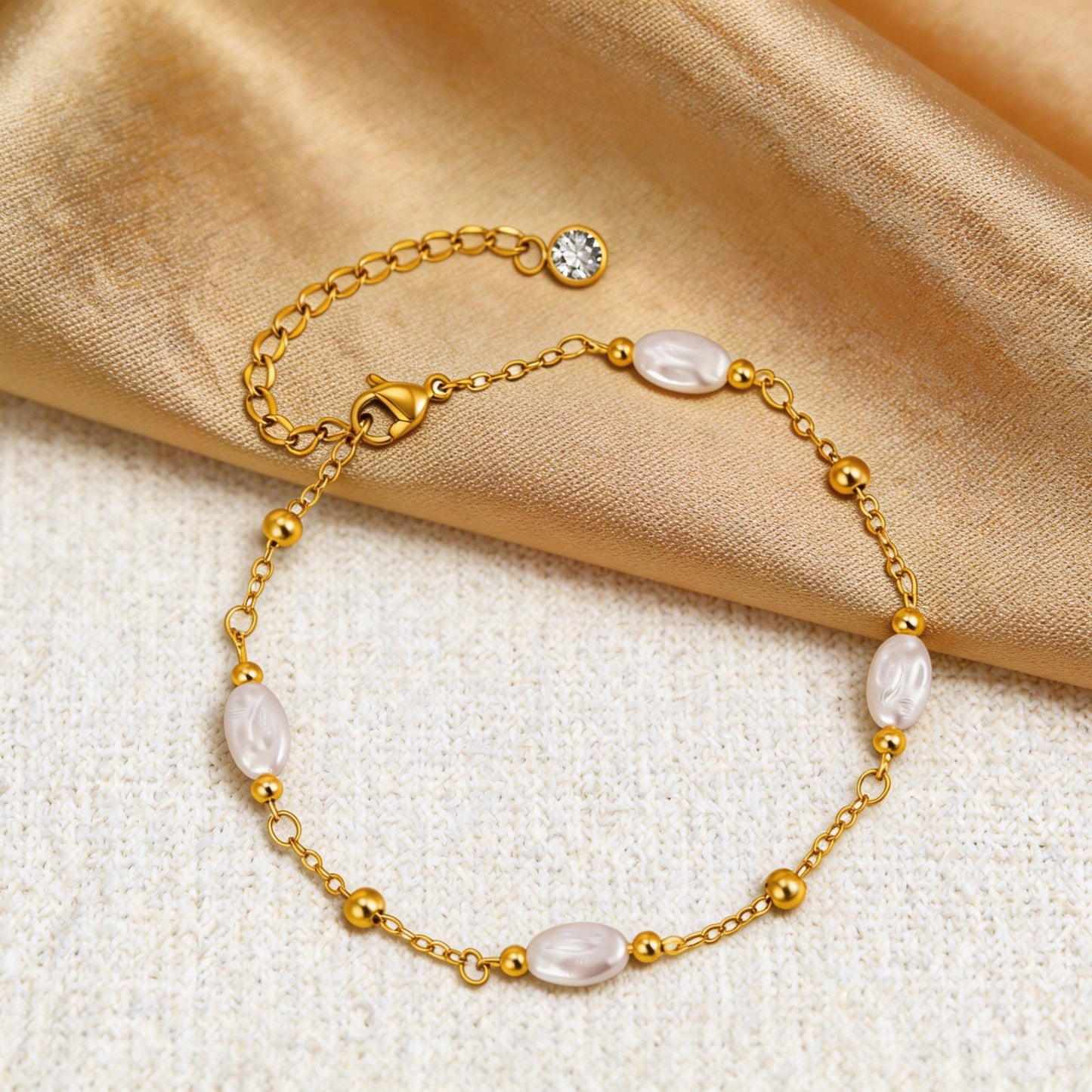 Pearl Chain Anklet Chic And Elegant For Women