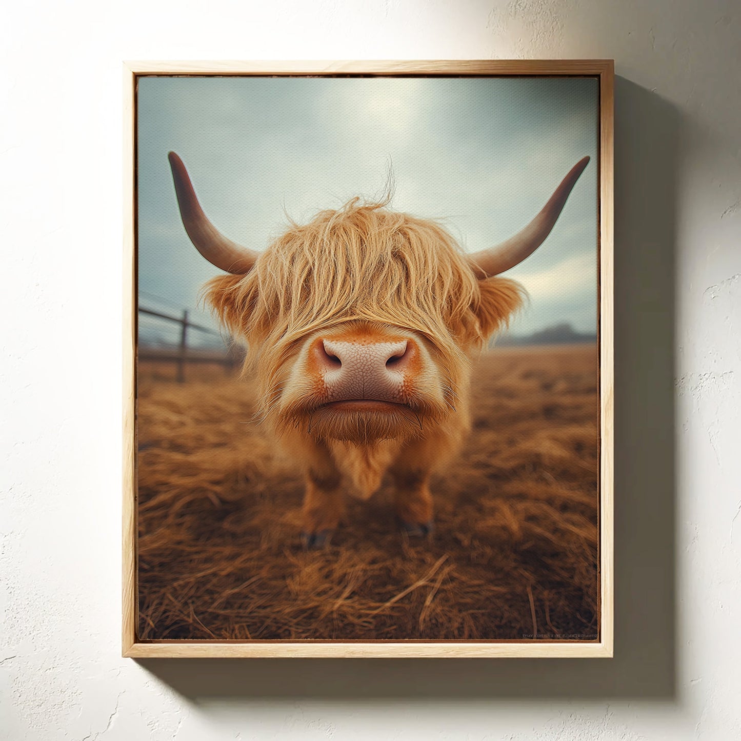 Golden Fluff and Attitude Highland Cattle