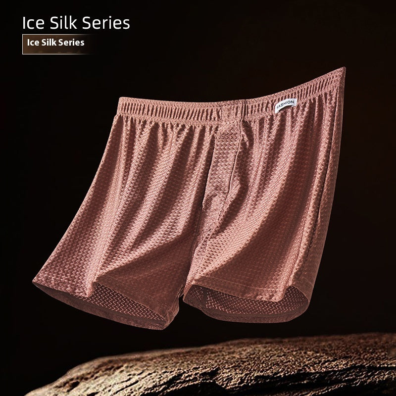 Ice Silk Arrow Pants Nylon Ice Silk Men's Boxers