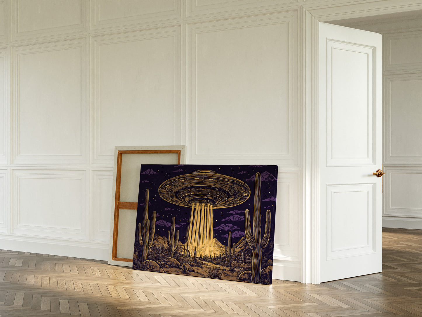La dernière lumière dans le canyon