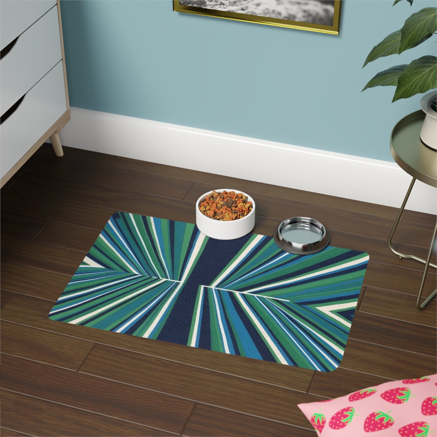 Tapis antidérapant pour animaux de compagnie – Tapis d'alimentation étanche pour chiens