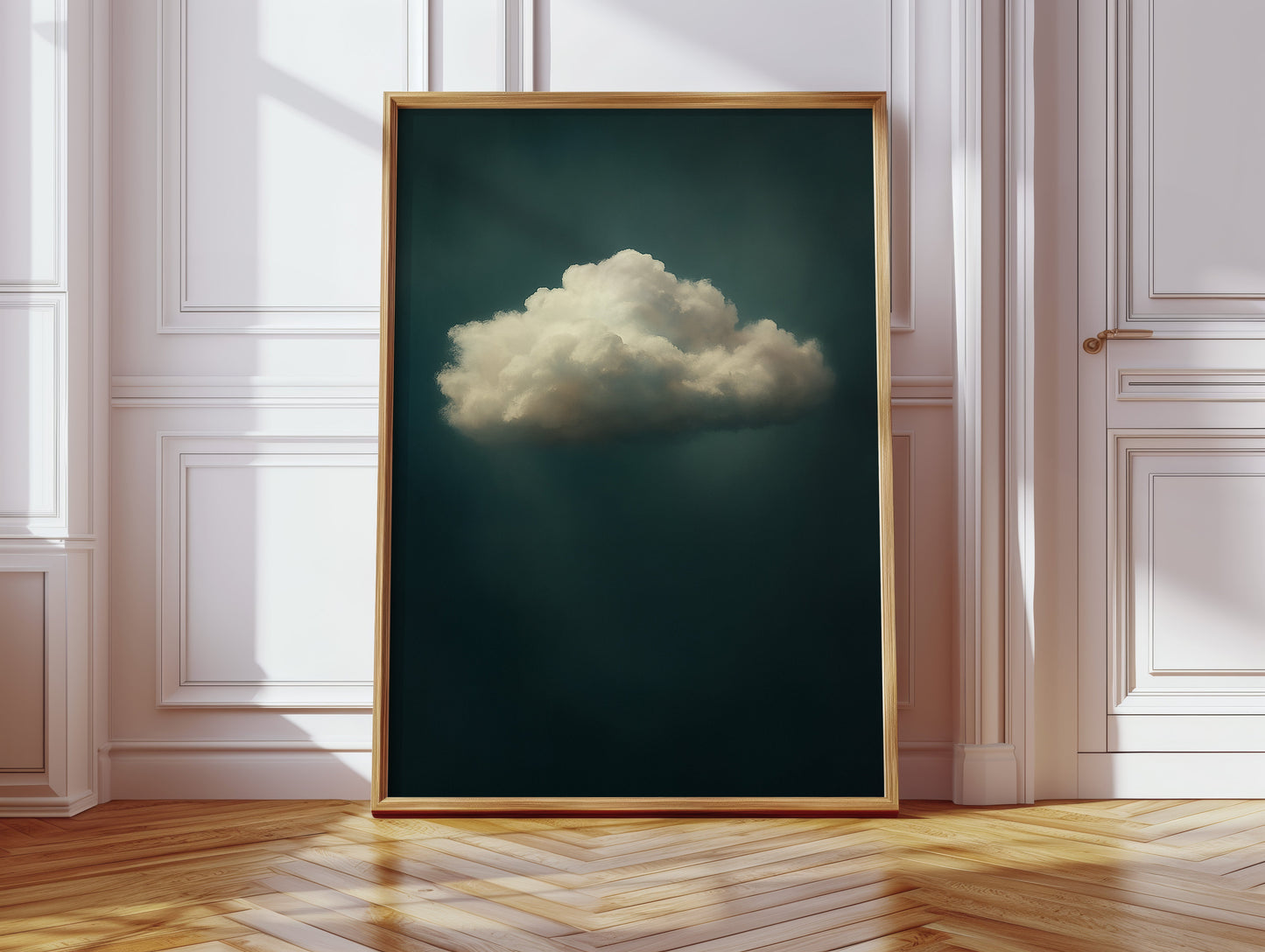 Nuage solitaire en air immobile