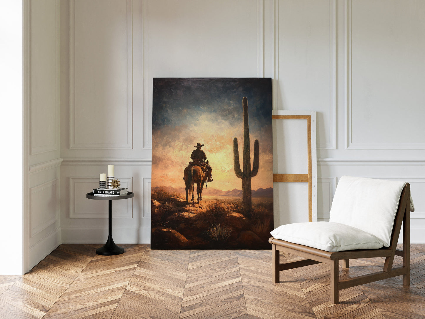 Cowboy Horizon au lever du soleil
