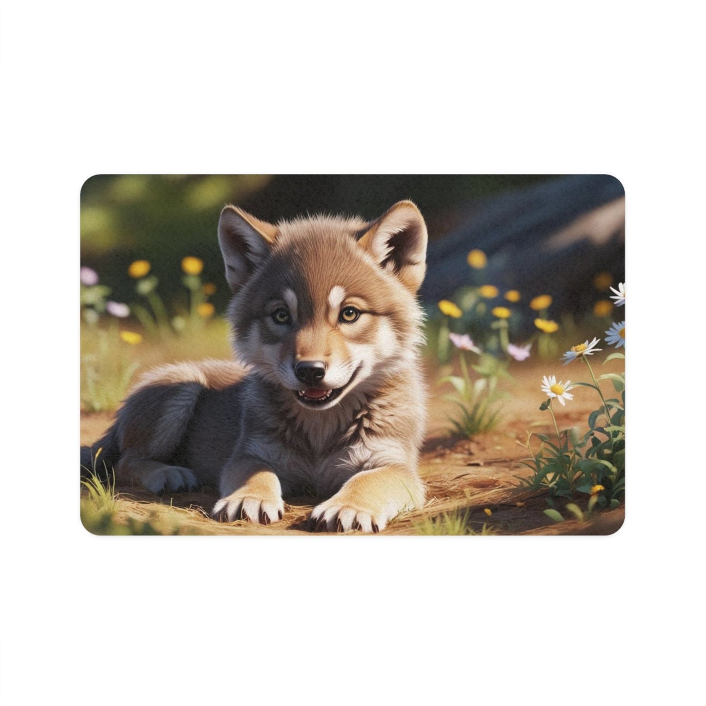 Tapis antidérapant pour animaux de compagnie – Tapis d'alimentation étanche pour chiens