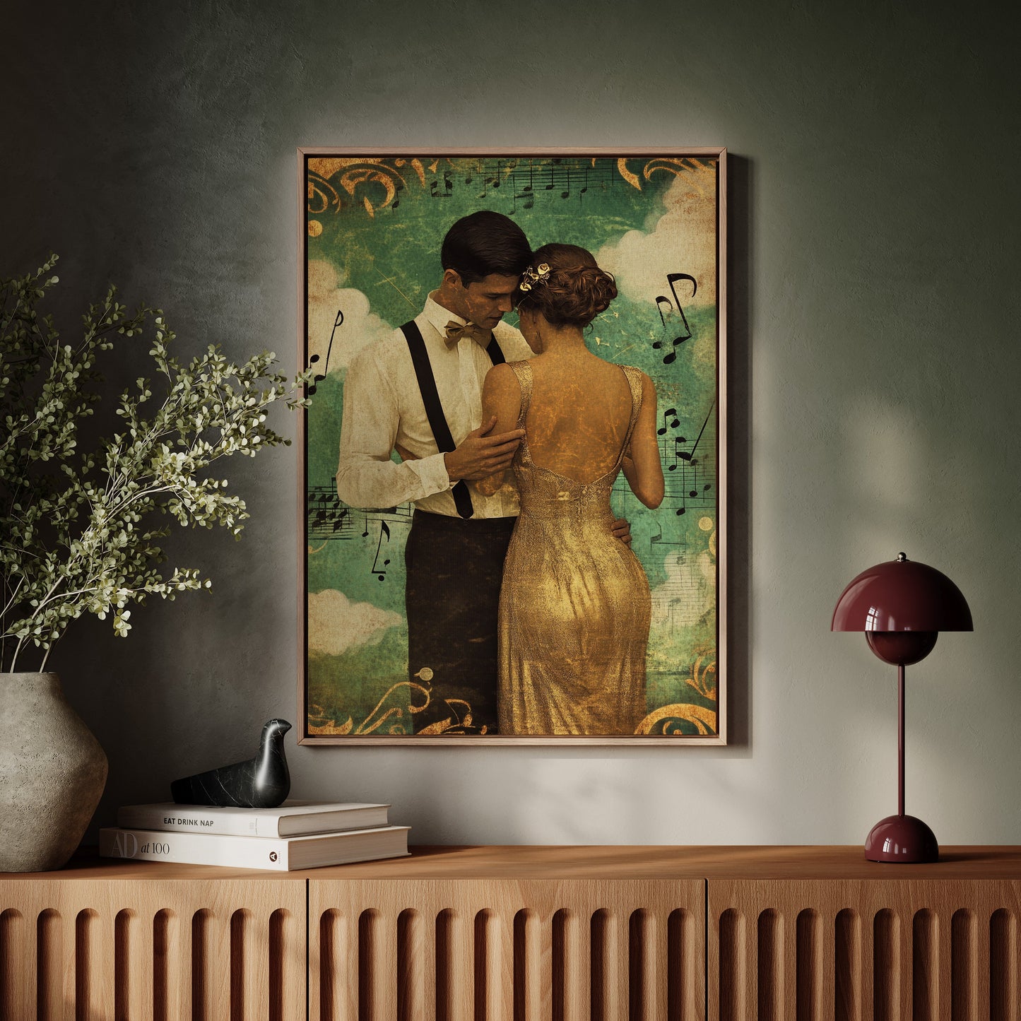 Golden Waltz Beneath the Music Sky