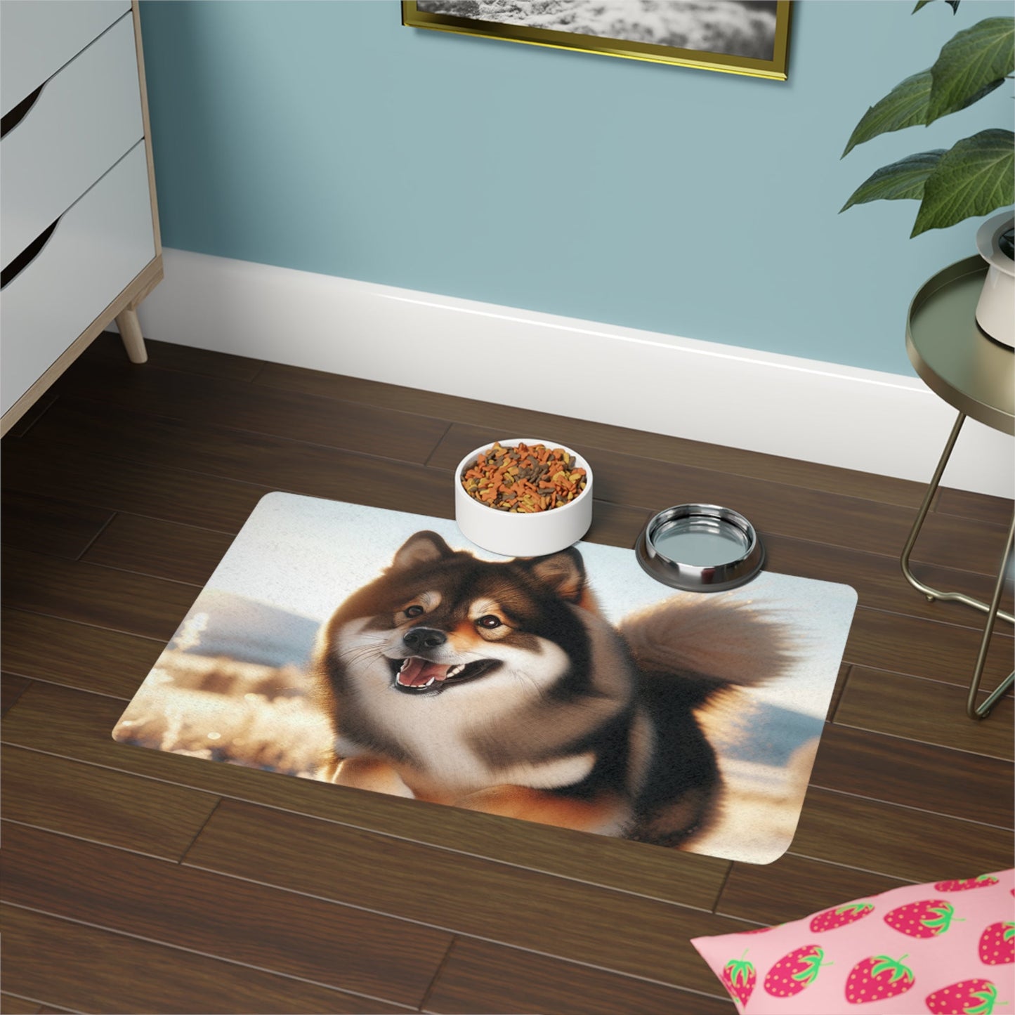 Tapis antidérapant pour animaux de compagnie – Tapis d'alimentation étanche pour chiens