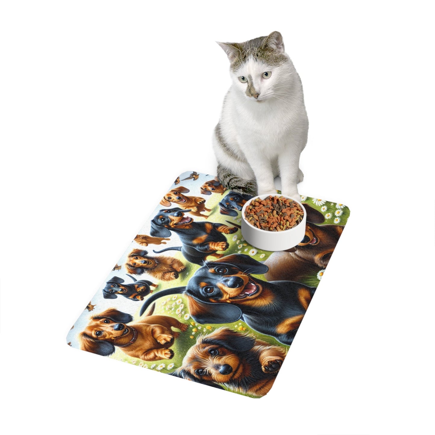 Non-Slip Pet Food Mat – Waterproof Feeding Mat for Dogs
