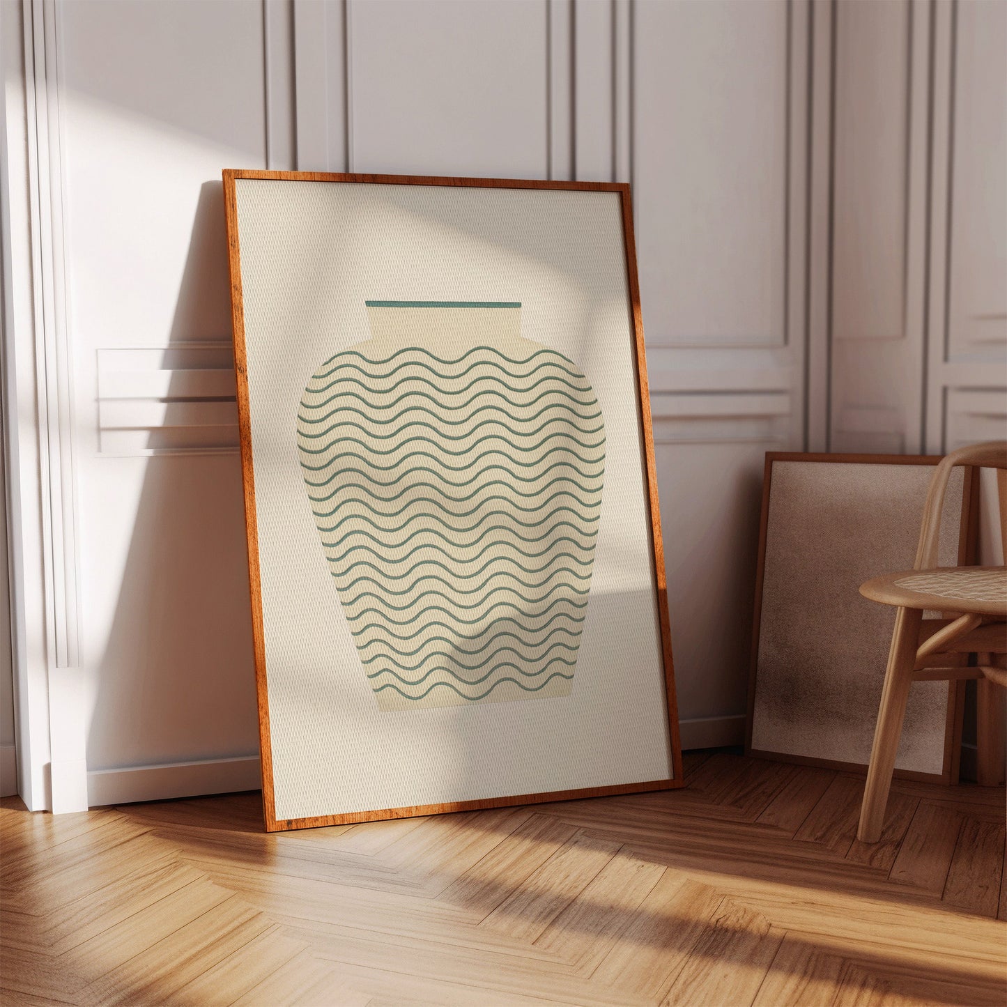 Waves on a Clay Vessel
