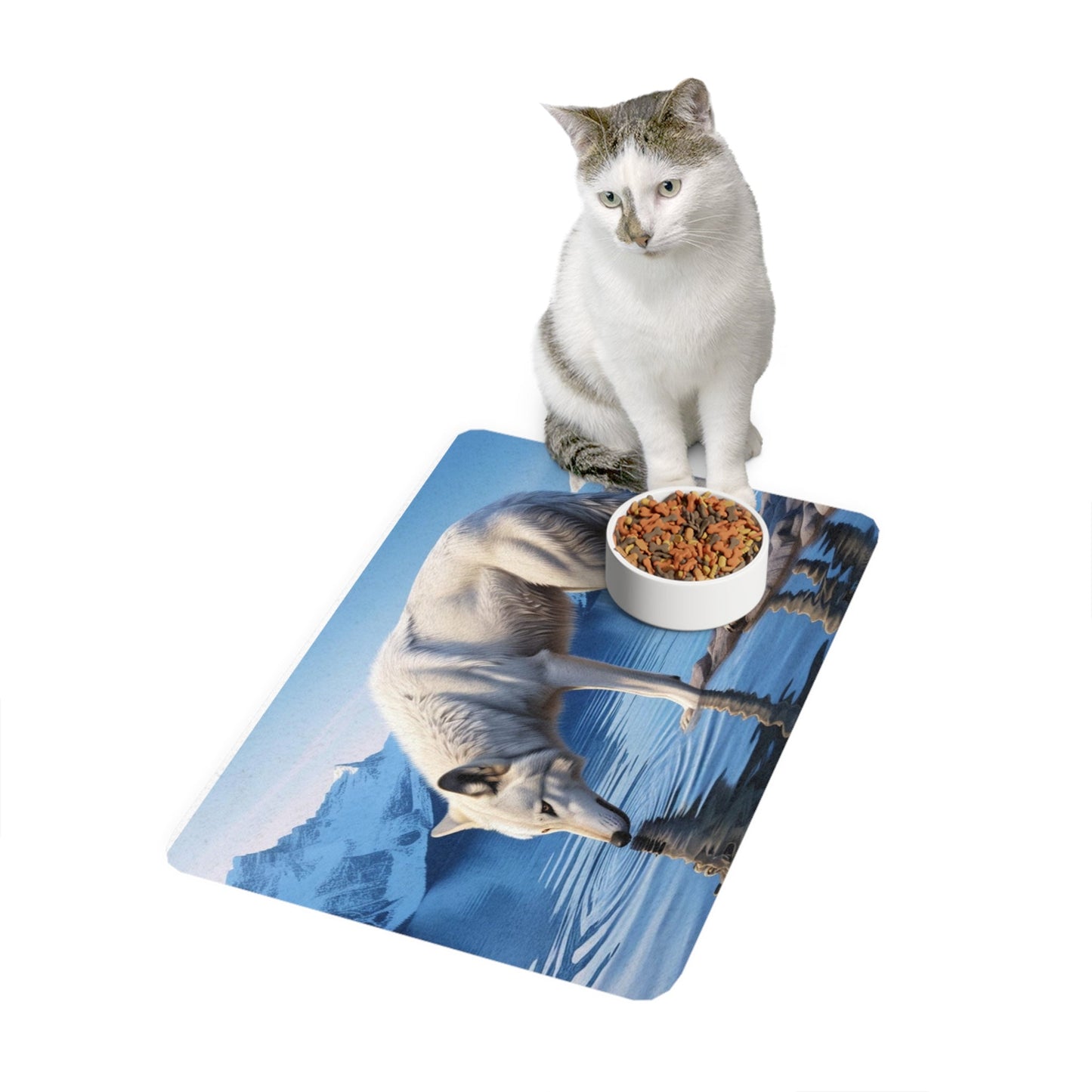 Tapis antidérapant pour animaux de compagnie – Tapis d'alimentation étanche pour chiens
