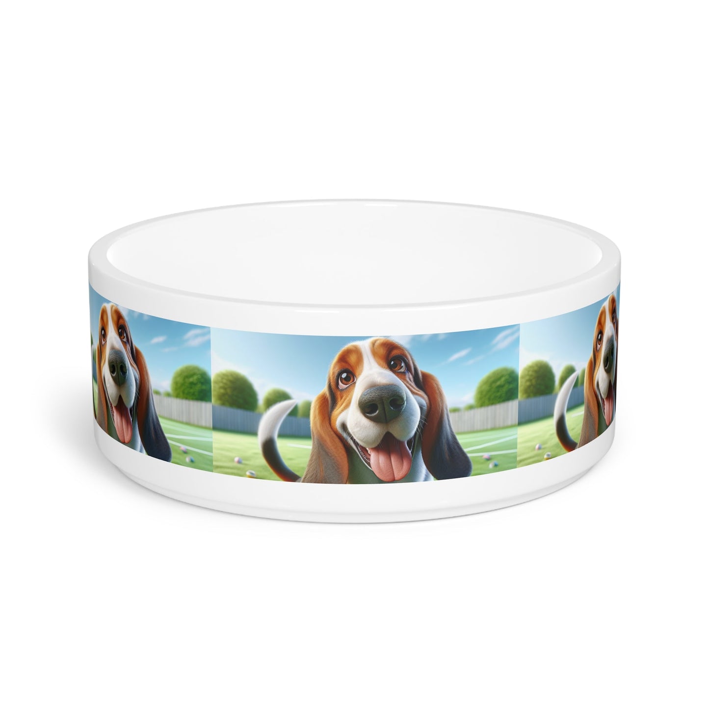 Ceramic Pet Bowl – 16 oz Dog Feeding Bowl