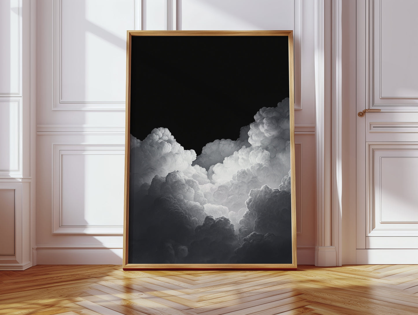 Le ciel s'élève à travers l'ombre