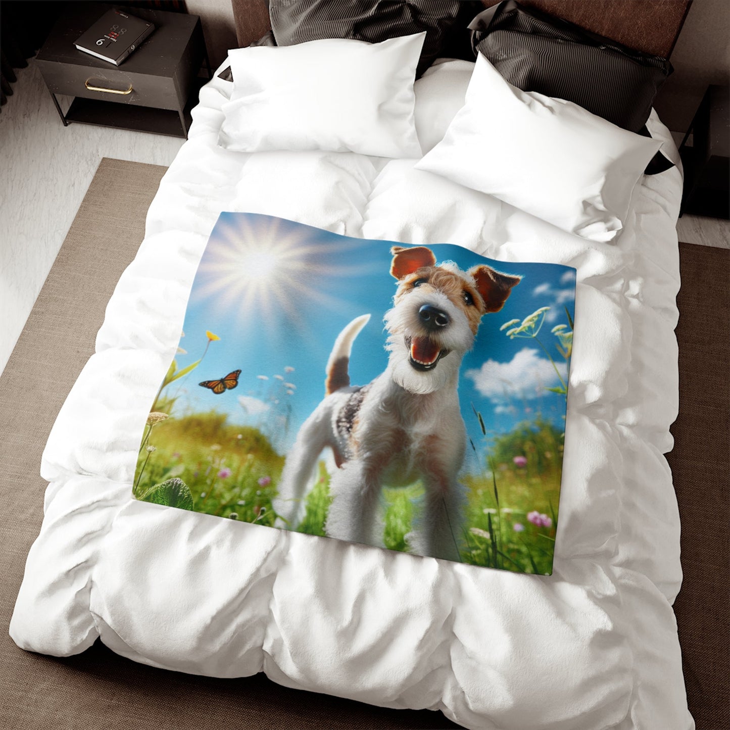 Couverture polaire – Jeté en peluche, 2 options de taille