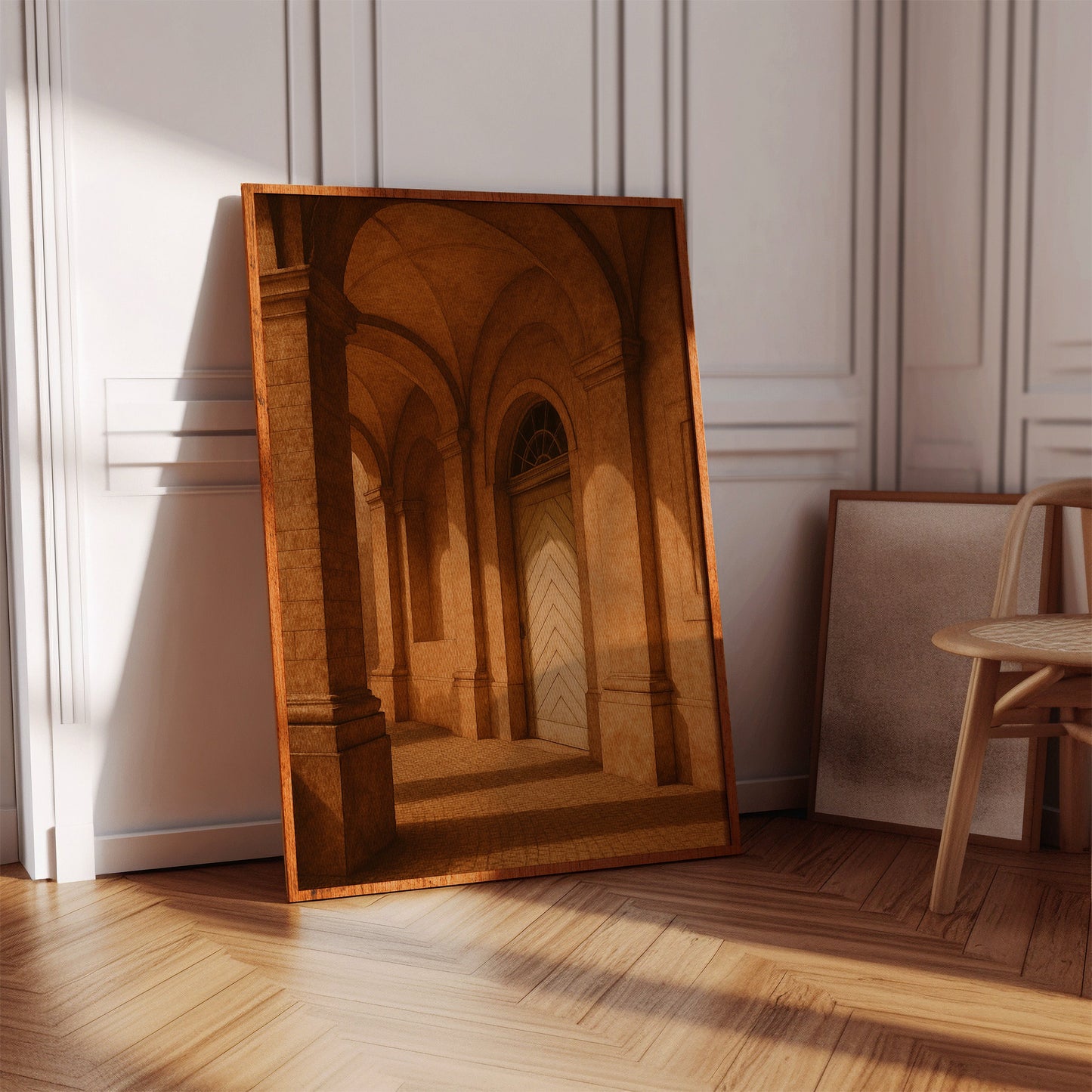 Goldene Bögen des Morgenlichts