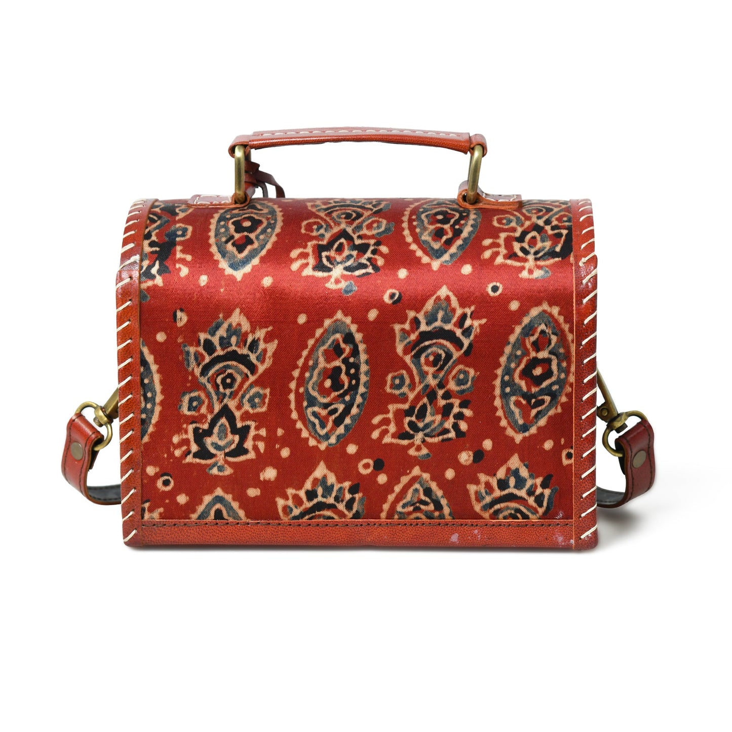 Sac bandoulière Ajrakh Mystique Marron