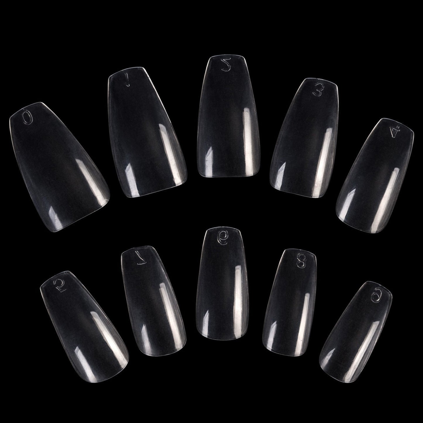 Long Ballerina False Nails Full Coverage