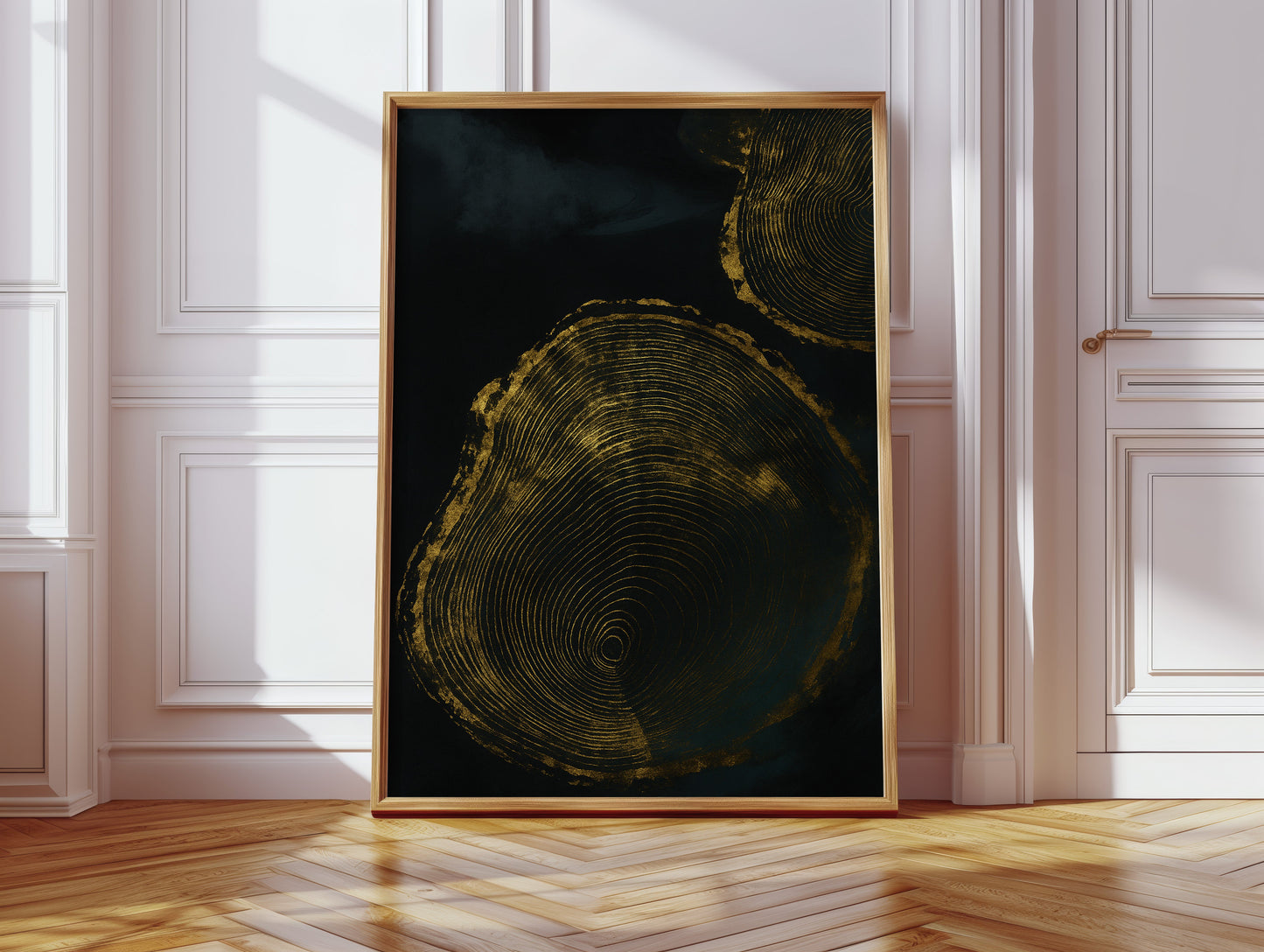 Schattenringe in Gold