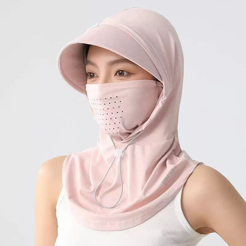 Sunscreen Face Mask With Hood Full-face UV Protection