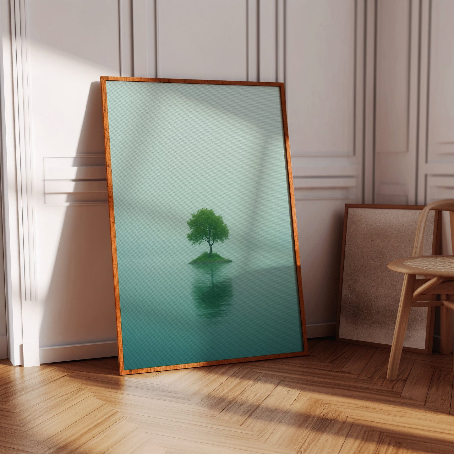 Solitary Tree in Mist