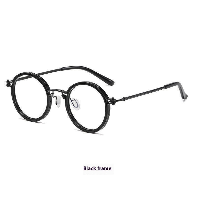 Vintage Round Frame Reading Glasses Anti Blue Light