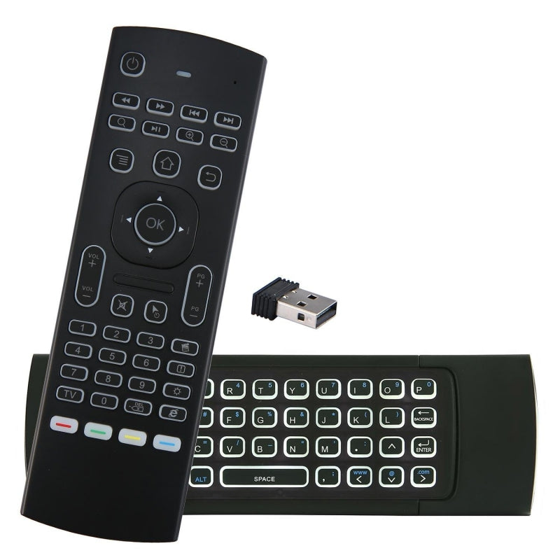 MX3 MX3-L Backlit Air Mouse T3 Smart Voice Remote Control 2.4G RF Wireless Keyboard For X96 mini KM9 A95X H96 MAX Android TV Box