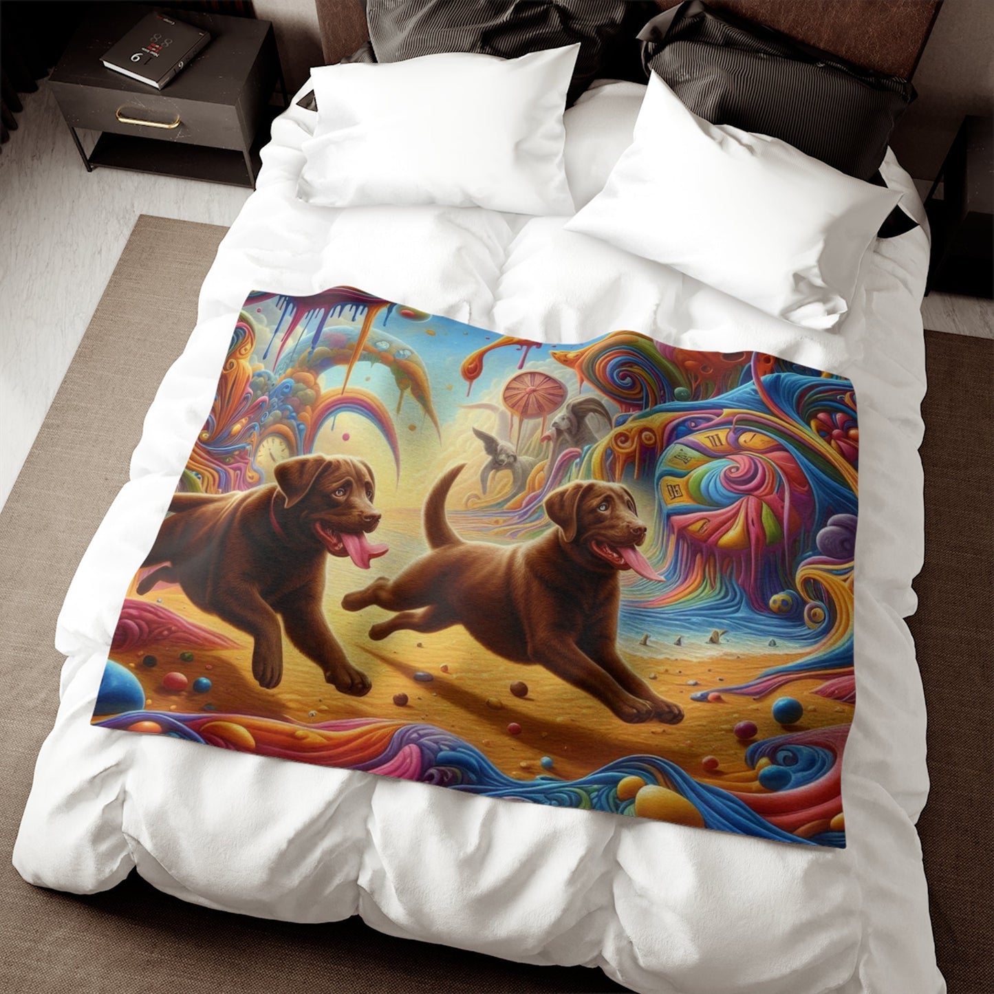 Sweatshirt Blanket – Plush Fleece Throw, 2 Size Options