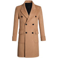 Men's Wool Double-breasted Trench Coat