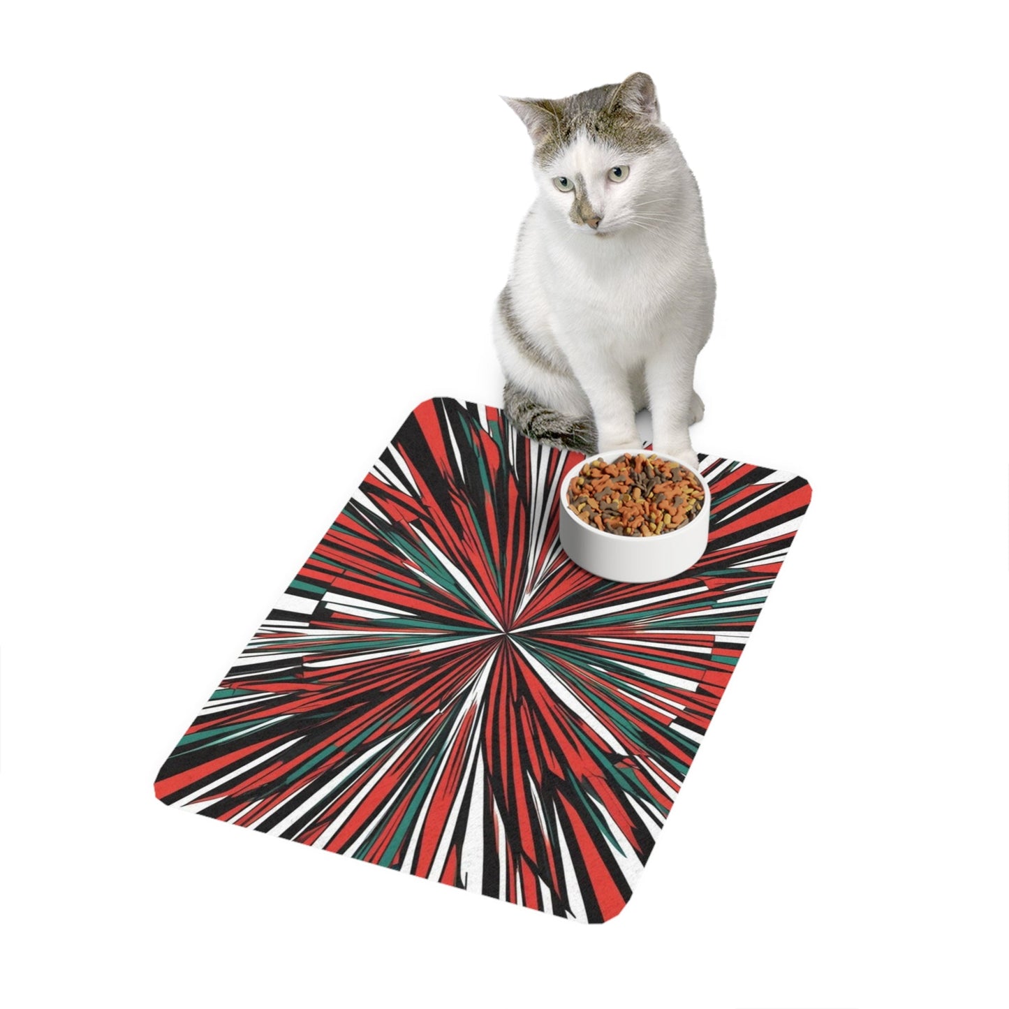Tapis antidérapant pour animaux de compagnie – Tapis d'alimentation étanche pour chiens