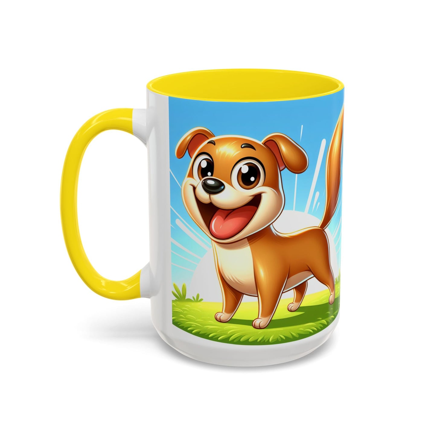 Keramiktasse mit Hunderassen-Motiv – 11 oz & 15 oz