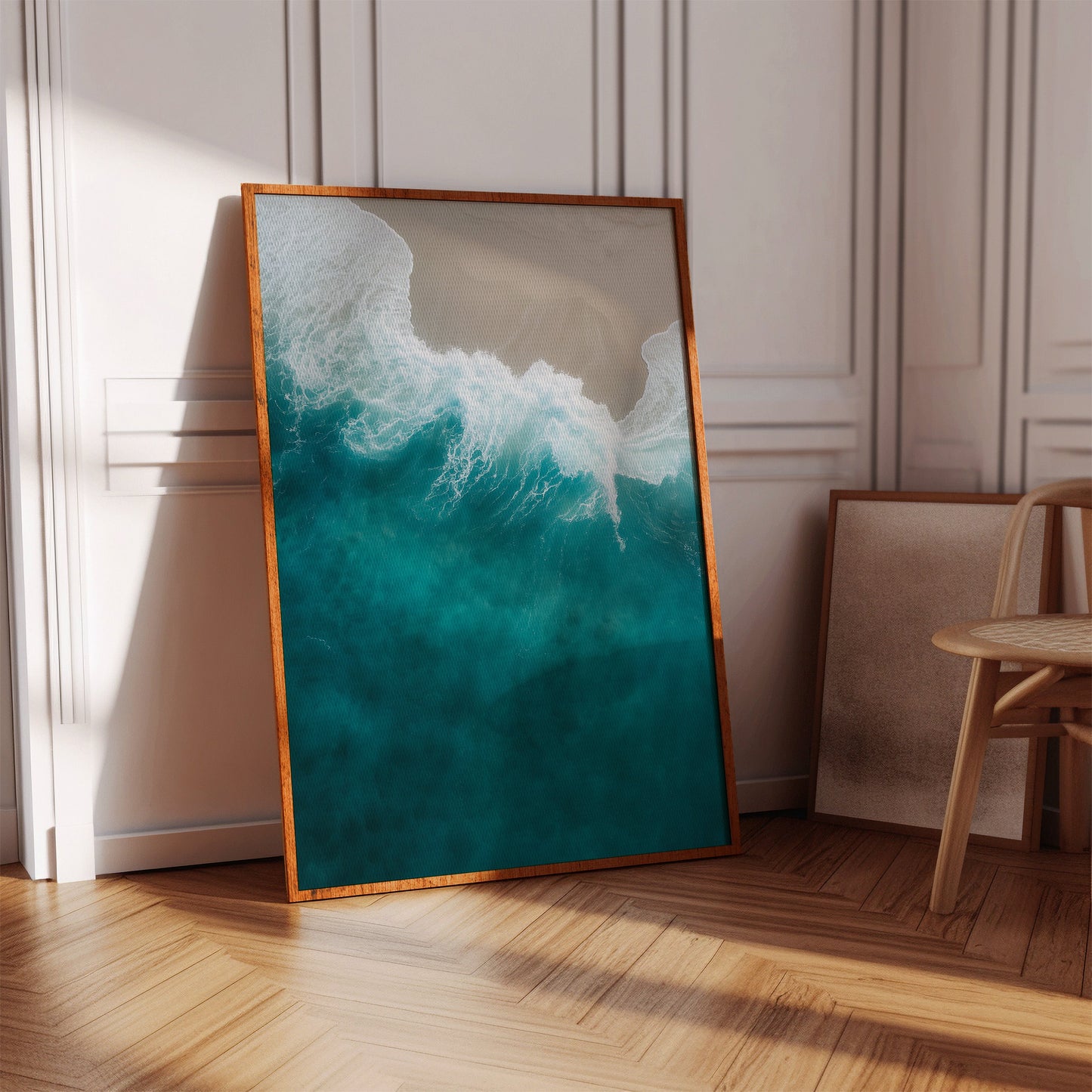 Dérive Aérienne Sur la Houle Turquoise