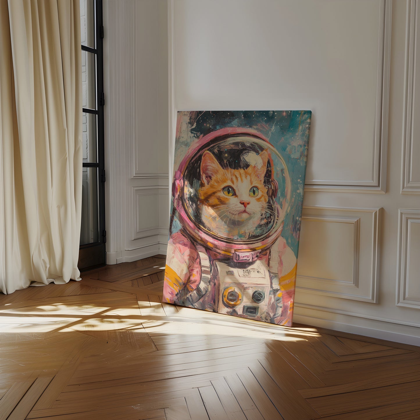 Galactic Catventure in Pink Spacesuit