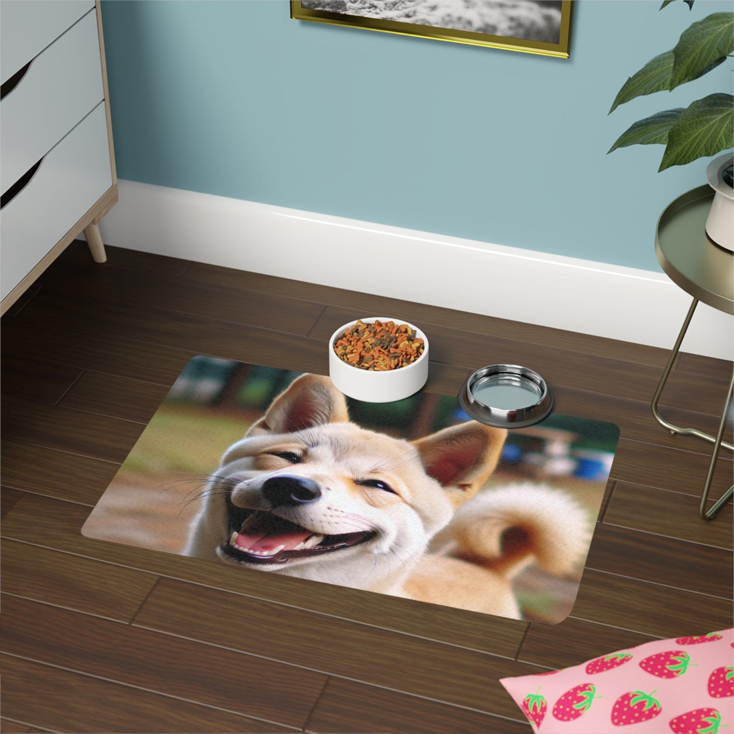 Tapis antidérapant pour animaux de compagnie – Tapis d'alimentation étanche pour chiens