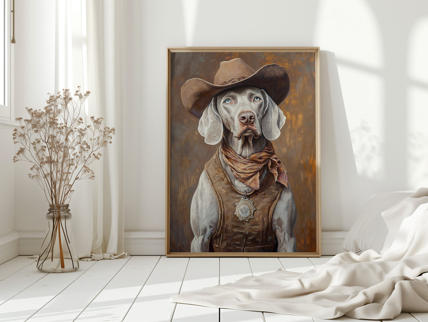 Weimaraner shérif adjoint du désert