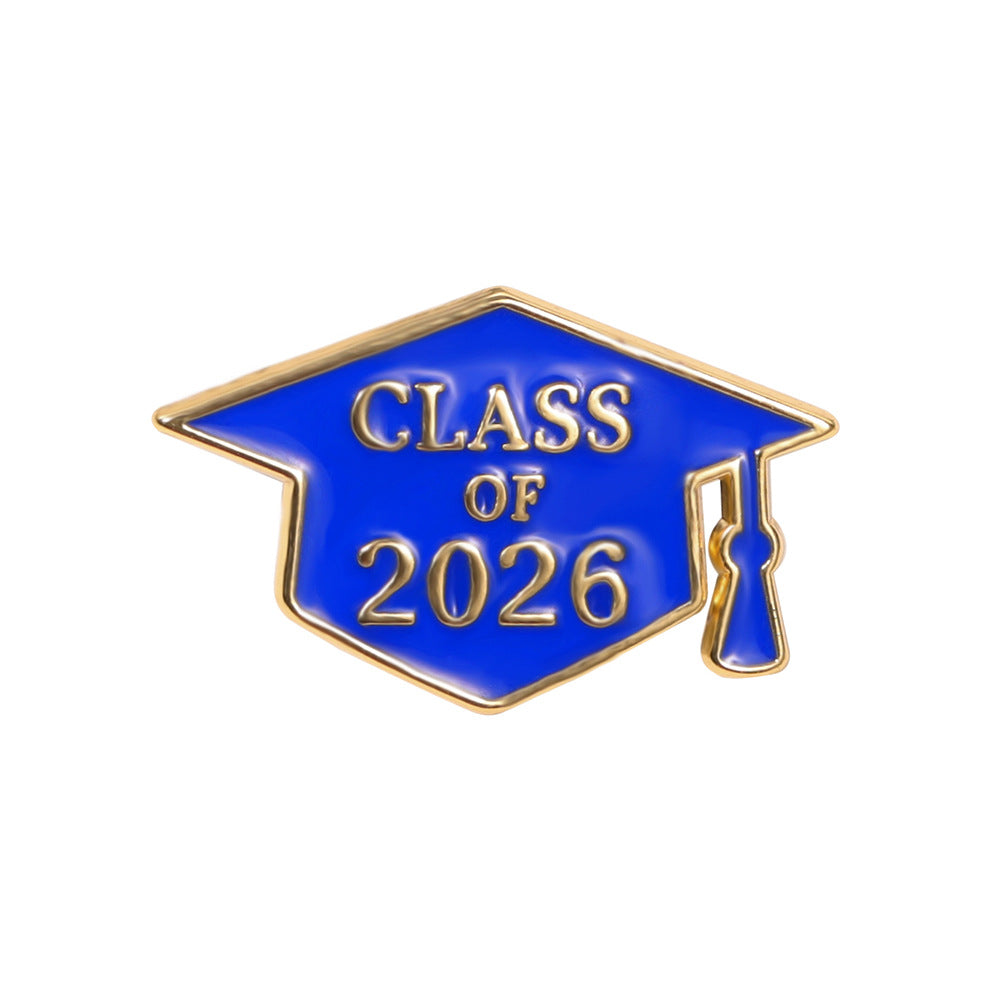 New Graduation Season Bachelors Cap Series Brooch Set
