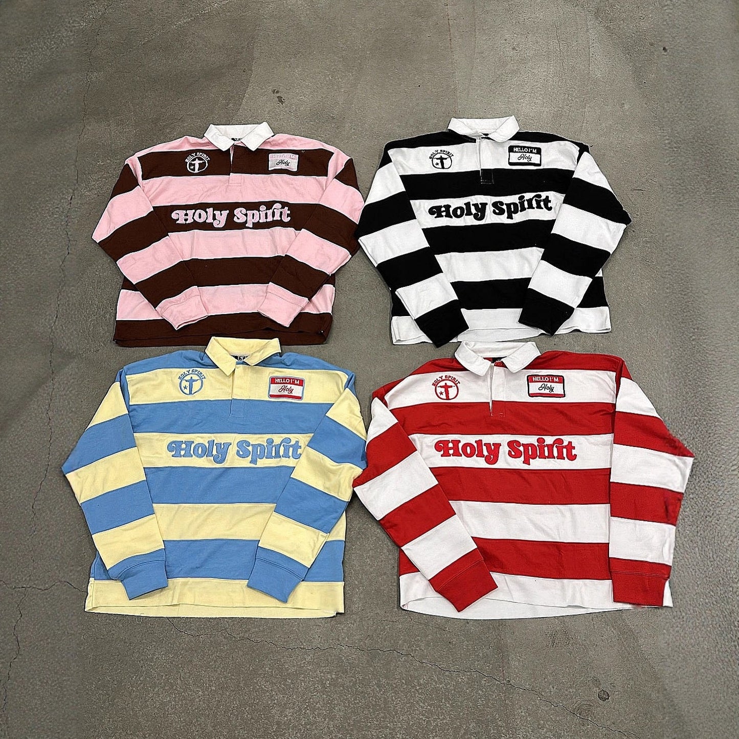 Retro Striped T-shirt With Letter Embroidery Top
