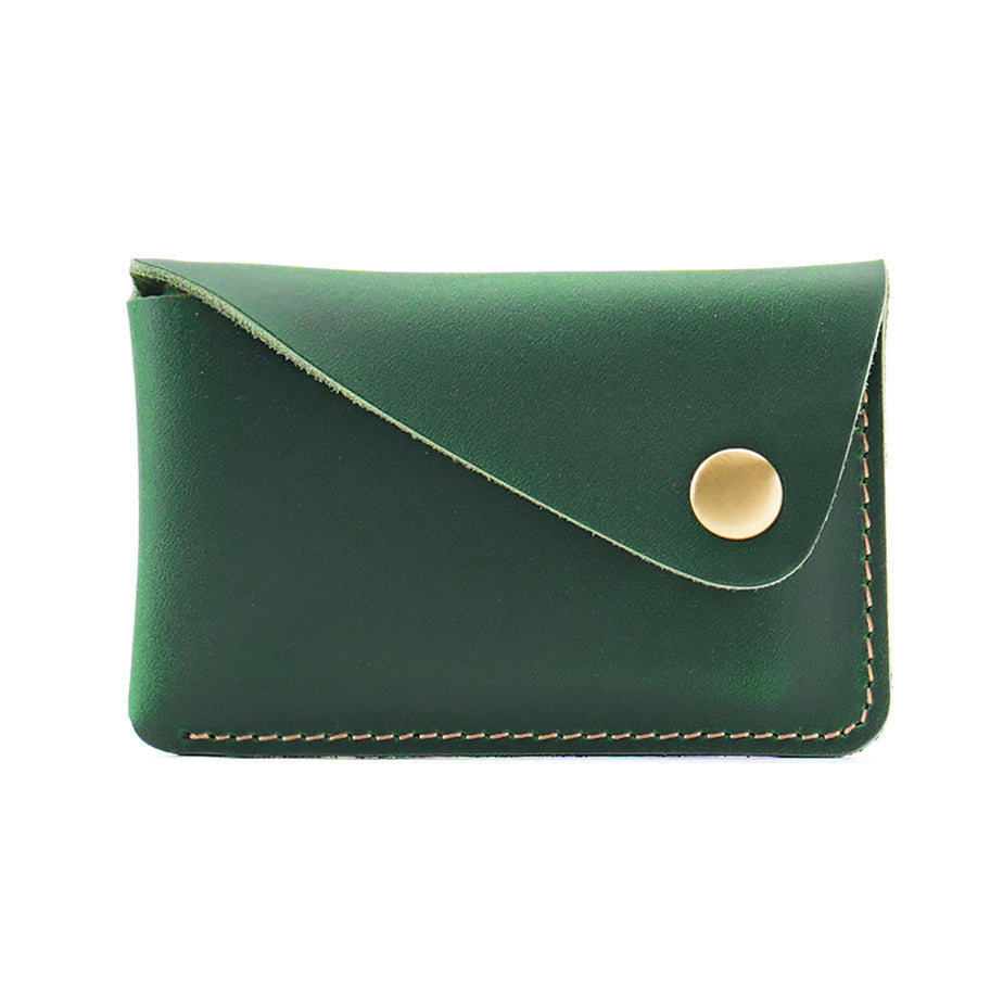Genuine Leather Card Holder - Slim Multi-Slot Credit Card Organizer for Men and Women