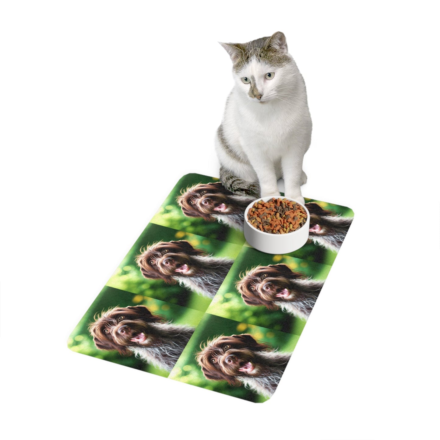 Tapis antidérapant pour animaux de compagnie – Tapis d'alimentation étanche pour chiens