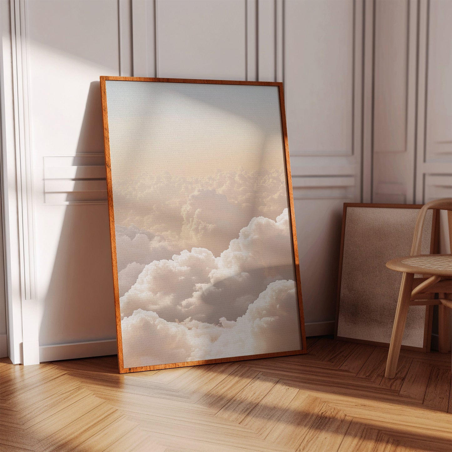 Lueur du ciel nuageux