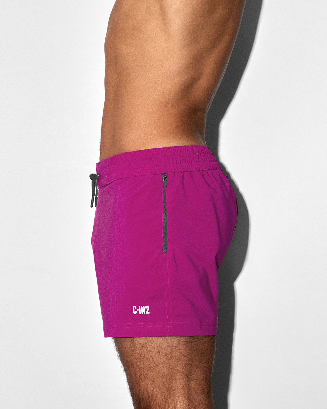 Swim Shorts Solid Raspberry Pink